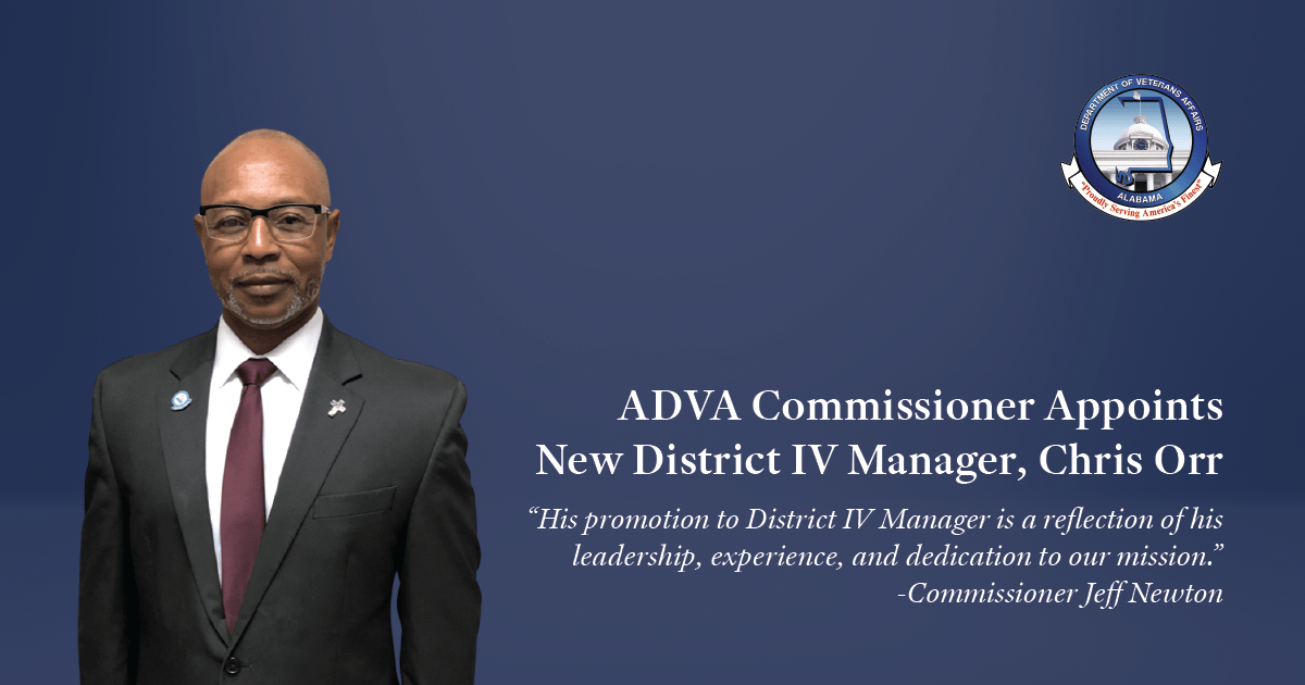 ADVA Commissioner Appoints New District IV Manager