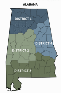 Veterans Service Officer Map Legend